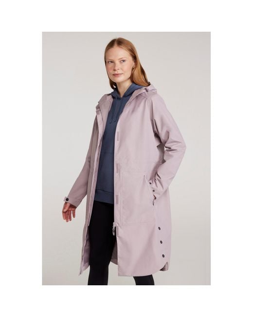 Mountain Warehouse Purple Ladies Hannah Extreme Waterproof Jacket