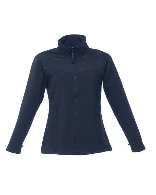 Regatta Blue Ladies Uproar Softshell Wind Resistant Jacket