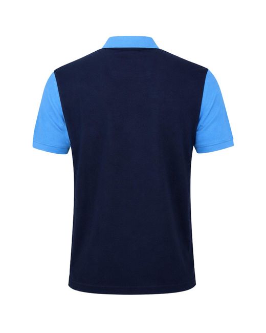 Nautica Blue Dent Polo Shirt Cotton for men