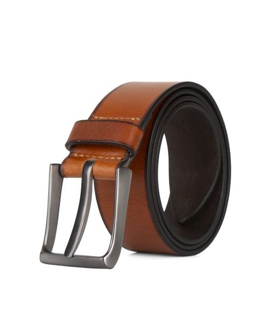 Woodland Leathers Brown Belt, Leather For 1.5” Full Grain Premium for men