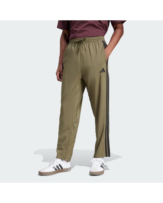 Adidas Green Essentials 3-Stripes Stanford Pants Open Hem for men