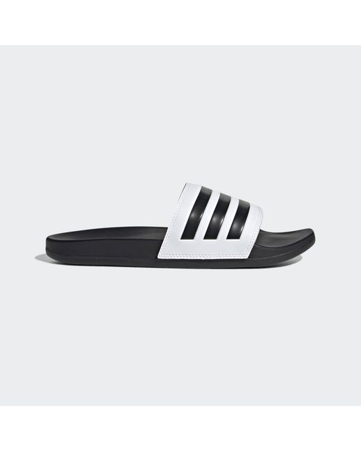 Adidas Black Adilette Comfort Slides for men