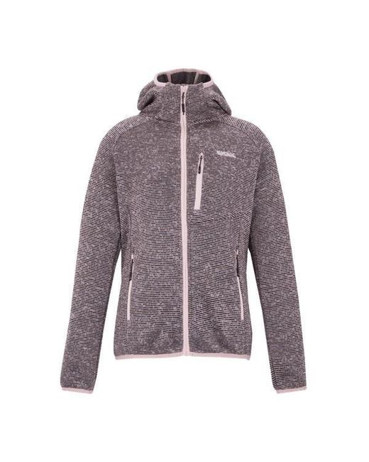 Regatta Purple Ladies Newhill Hooded Fleece Jacket (Powder Lilac)