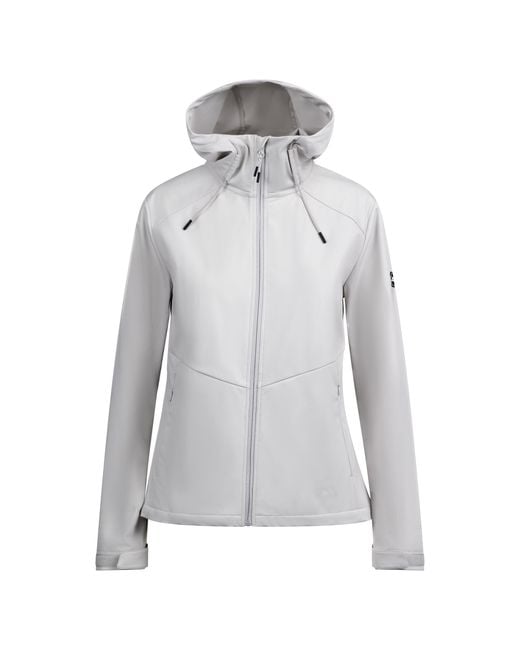 Trespass Gray Ladies Eunice Soft Shell Jacket (Ghost)