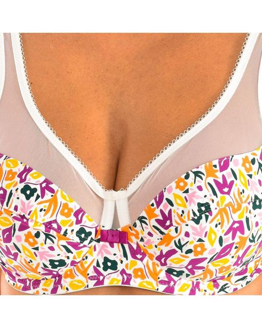Dim Pink Generous Underwire Bra 03983
