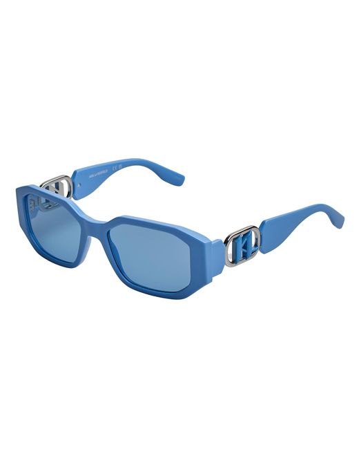 Karl Lagerfeld Blue Kl6085S Rectangular Sunglasses For