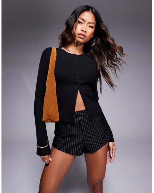 ASOS Blue Smart Hotpant Shorts