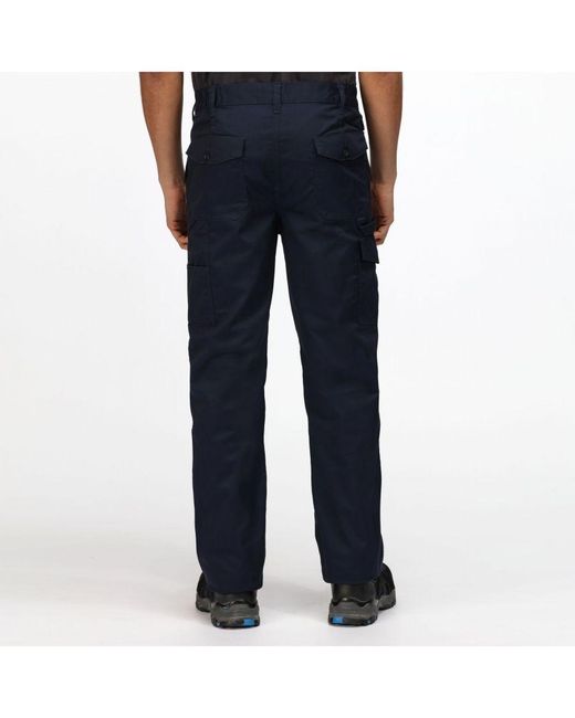 Regatta Blue Pro Cargo Waterproof Trousers for men
