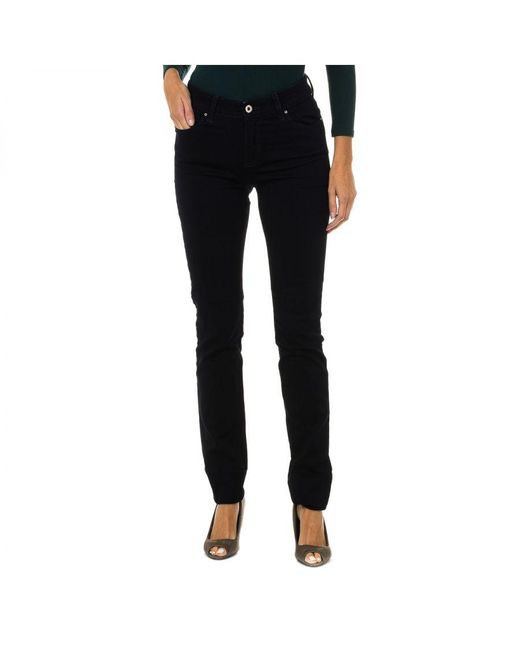 Armani Lange Broek Jeans in het Black