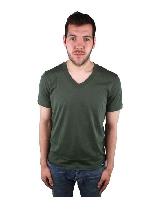 Emporio Armani Green 3z1t77 0544 T-shirt for men