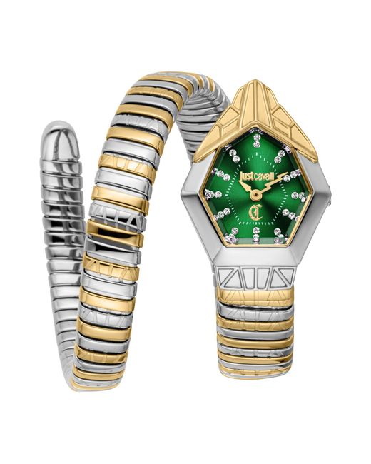 Just Cavalli Metallic Snake 316L Stainless Steel Watch