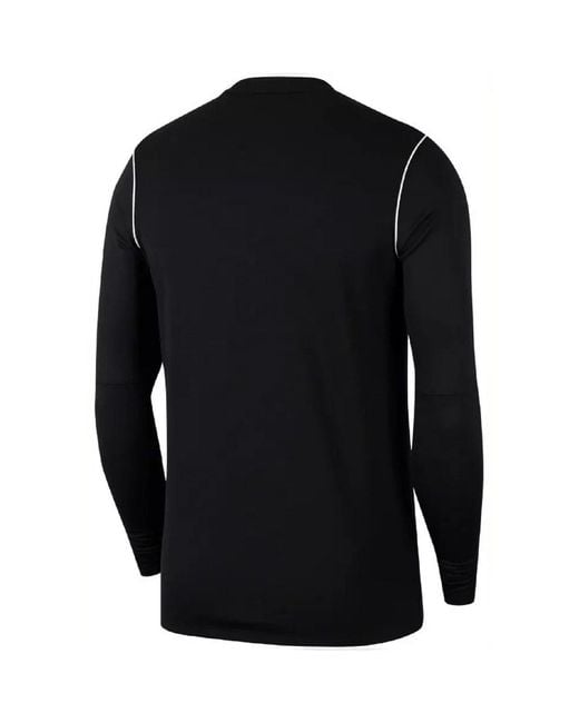 Nike Black Park 20 Crew Neck Long Sleeve Jersey T-Shirt for men