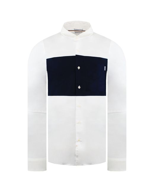 Timberland Blue Logo Shirt Cotton for men