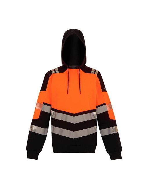 Regatta Orange Professional Adult X-Pro Class 2 Hi-Vis Hoodie
