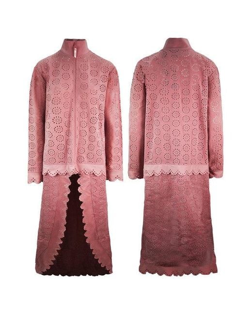PUMA Pink X Rihanna Fenty Jacket With Cape Skirt