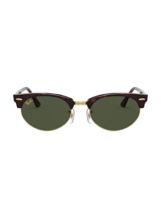 Ray-Ban Green Oval Sunglasses Rb394613043152