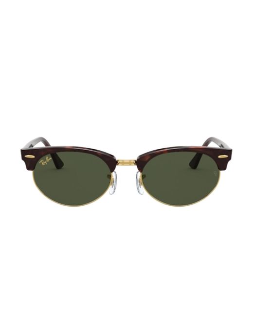 Ray-Ban Green Oval Sunglasses Rb394613043152