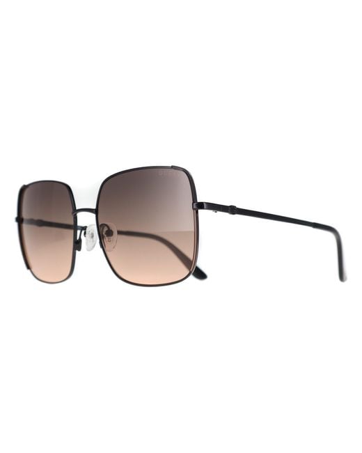 Guess Brown Rectangle Shiny Gradient Gu00194 Metal