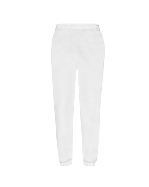 Fruit Of The Loom Klassiek Elastisch Manchet Joggingbroek (wit) in het White voor heren