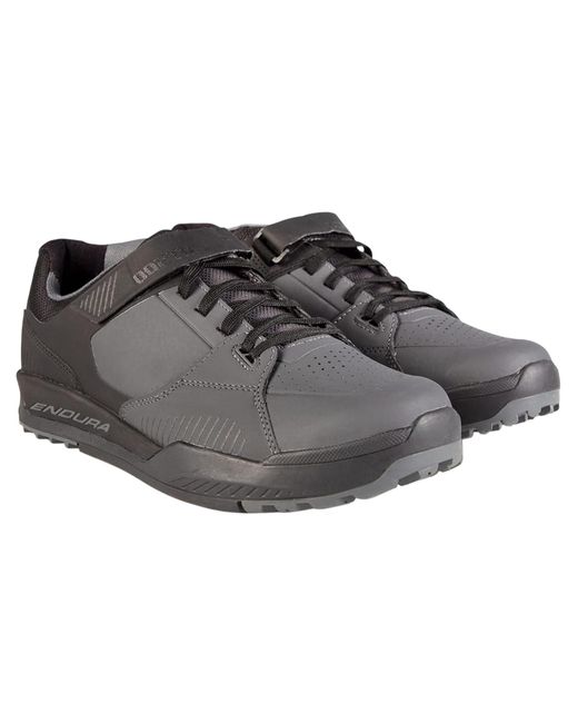 Endura Gray Mt500 Burner Grip Shoes for men