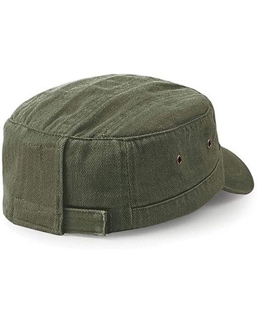 BEECHFIELD® Urban Army Cap / Hoofddeksel (pakket Van 2) (vintage Olijf) in het Green