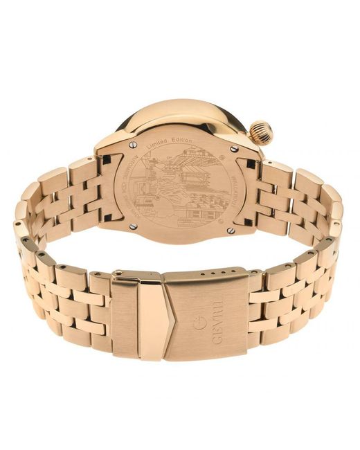 Gevril Metallic Wallabout Swiss Automatic Dial Iprg Watch for men