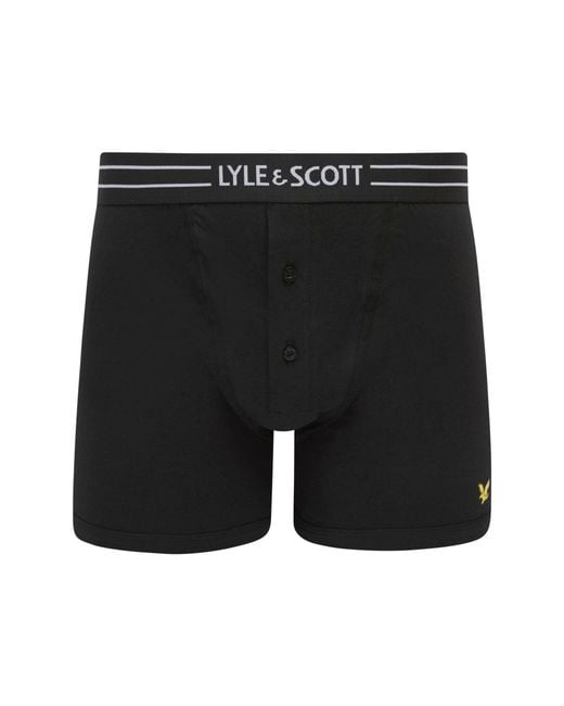 Lyle & Scott Black And Lewis 3Pk for men