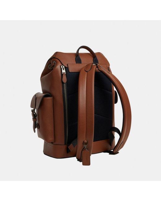 COACH Brown Hudson Backpack Bag for men