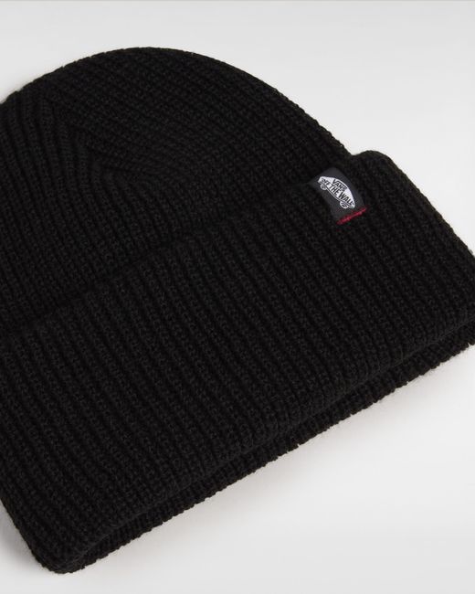 Vans Black Original Shallow Cuff Beanie