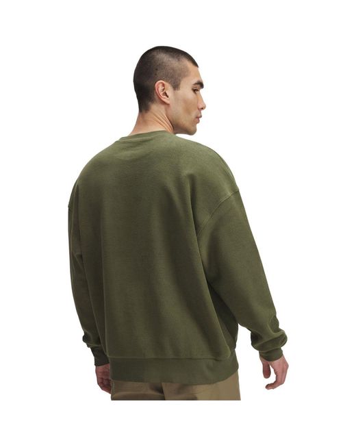 Under Armour Green Icon Rev Terry Cr for men