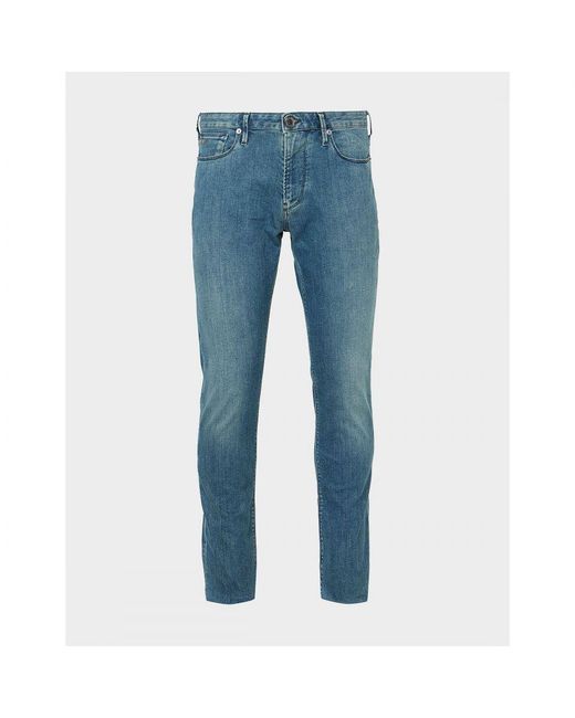 Armani Blue J06 Soft Stretch Slim Fit Jeans for men