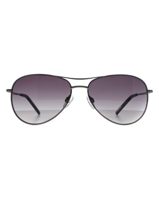 Ted Baker Brown Aviator Gradient Tb1166 Carter Metal
