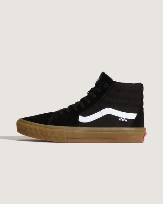 Vans Black Skate Sk8-Hi Sneakers for men