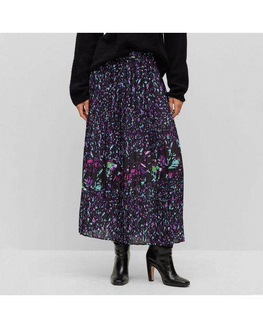 Boss Damesrok C_vlisse In Multi in het Blue
