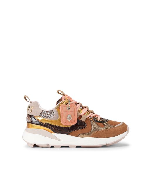 Kurt Geiger Brown Suede Runner Sneakers