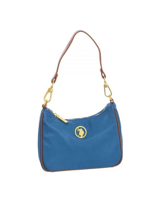 U.S. POLO ASSN. Blue Baguette Bag Beuhu6052Wip