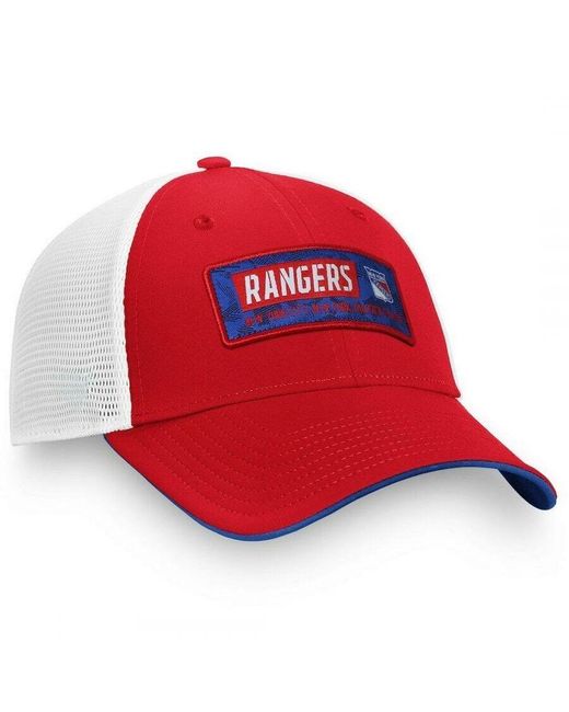 Fanatics Red Nhl New York Ranger Cap for men