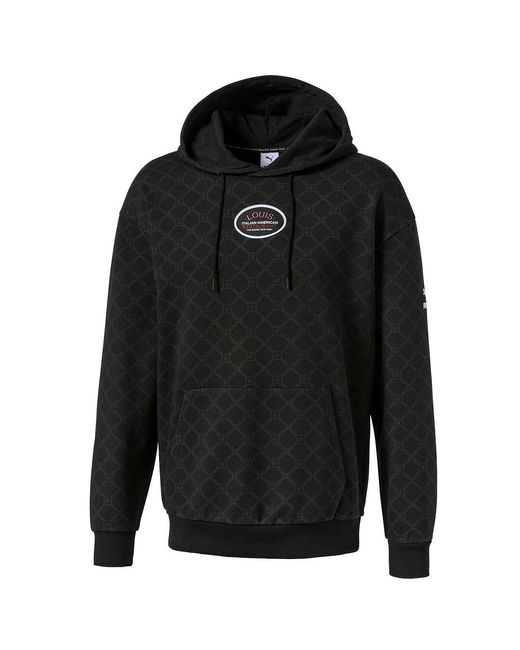 PUMA Black X The Godfather Long Sleeve Pullover Hoodie 596639 01 Cotton for men