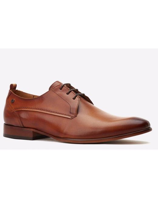 Base London Brown Gambino Derby for men