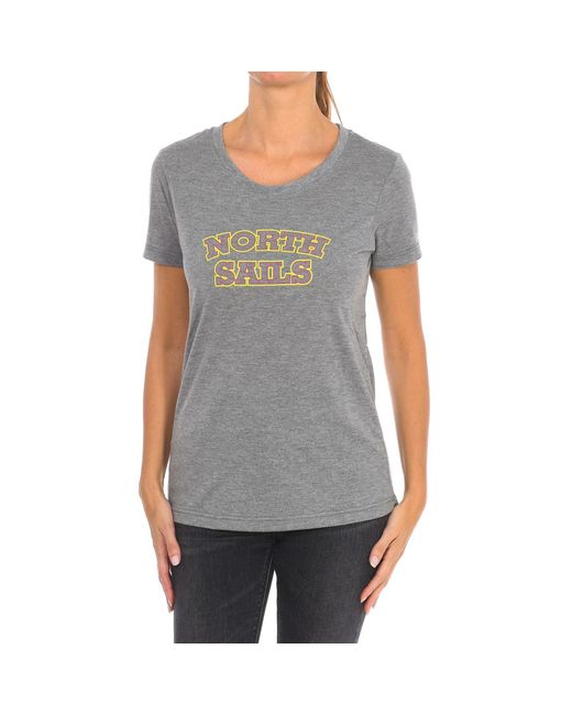 North Sails Gray Short Sleeve T-Shirt 9024320