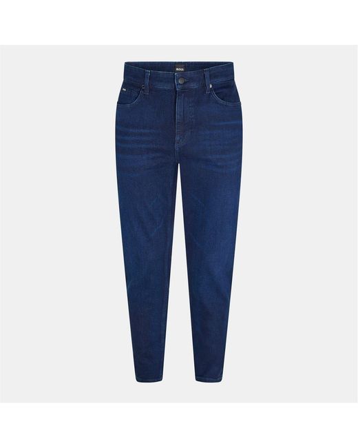 Boss Blue Slim Fit Five Pocket Jeans for men