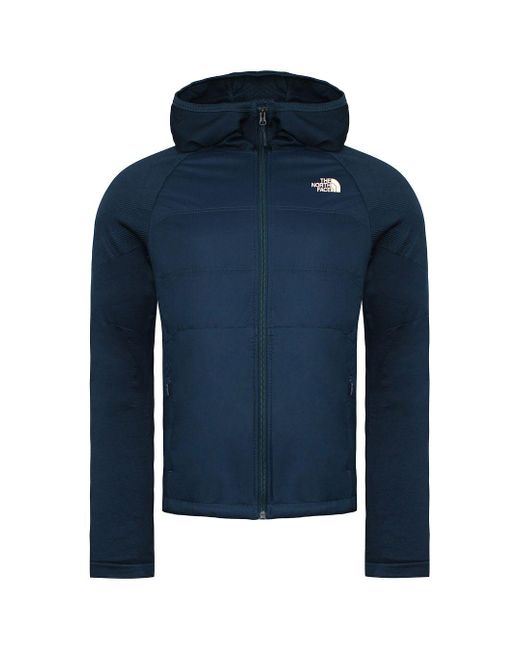 The North Face Blue Fast Hike Hybrid Jacket Fleece for men
