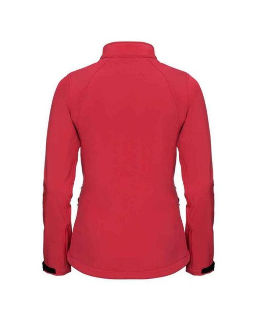 Russell Red Ladies 3 Layer Soft Shell Jacket (Classic)