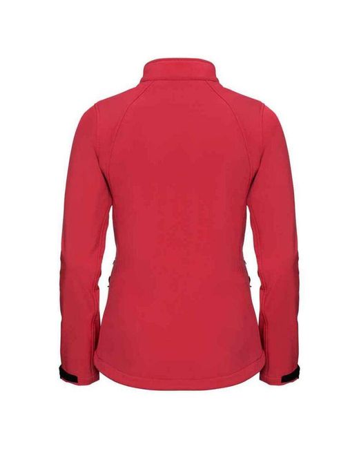 Russell Red Ladies 3 Layer Soft Shell Jacket (Classic)