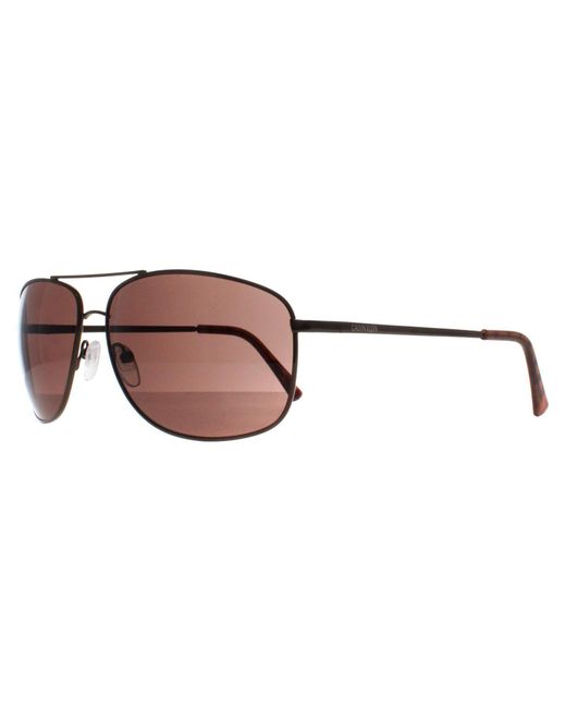 Calvin Klein Brown Rectangle Ck19137S for men