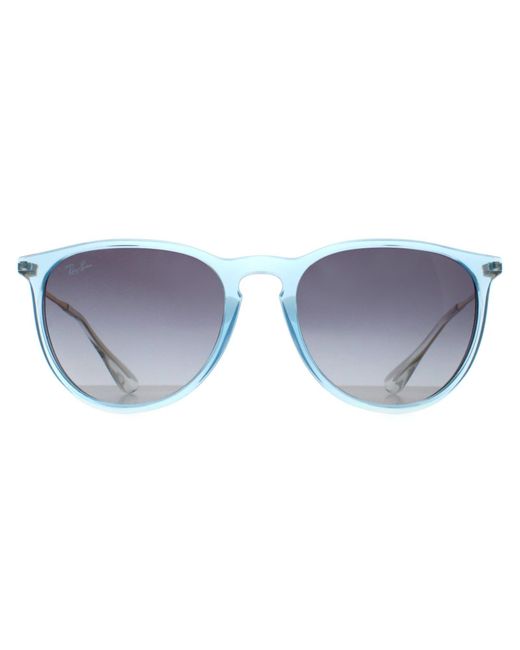 Ray-Ban Blue Round Transparent Light Gradient Rb4171 Erika