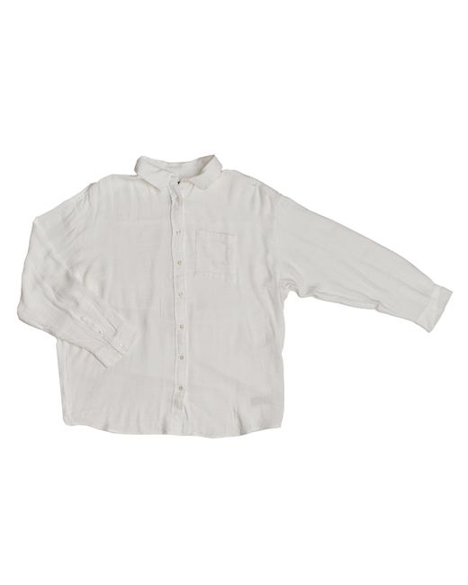 Gap Gray Langarm-Chiffonhemd 601253 Damen