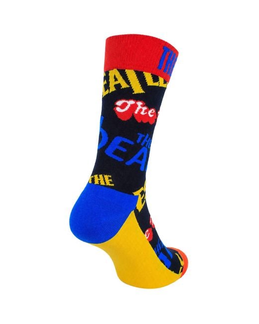 Happy Socks Blue 1-Pack Beatles for men