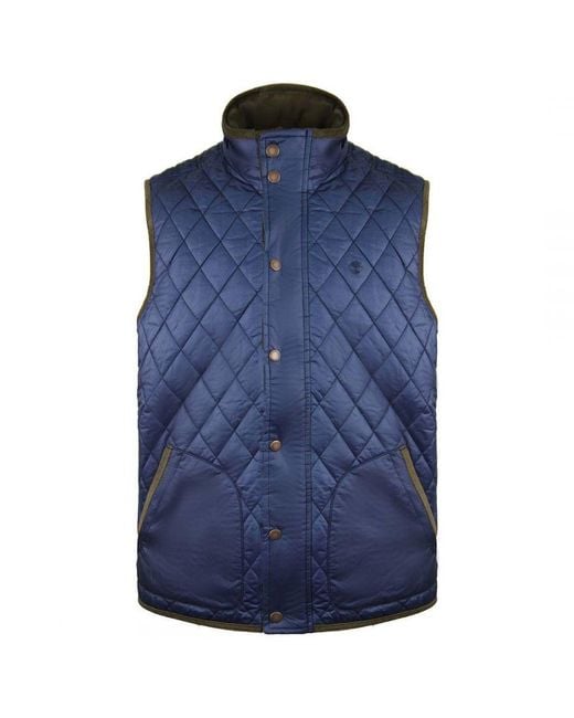 Timberland Zip Up Navy Blue Skye Peak Lightweight Gilet 6967j 019 for men