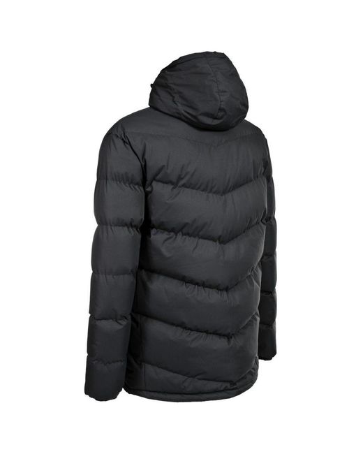 Trespass Black Blustery Padded Jacket for men
